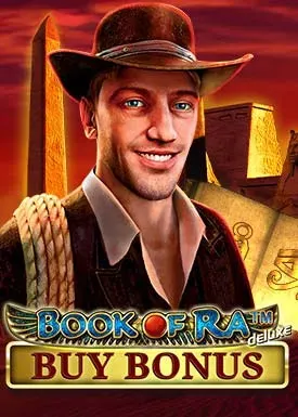Instant bonus access in the classic Book of Ra Deluxe format.