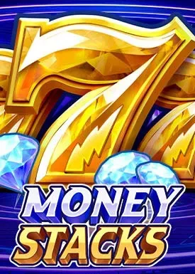 Cash stack slot with hold-and-win mechanics and stacked money symbols.